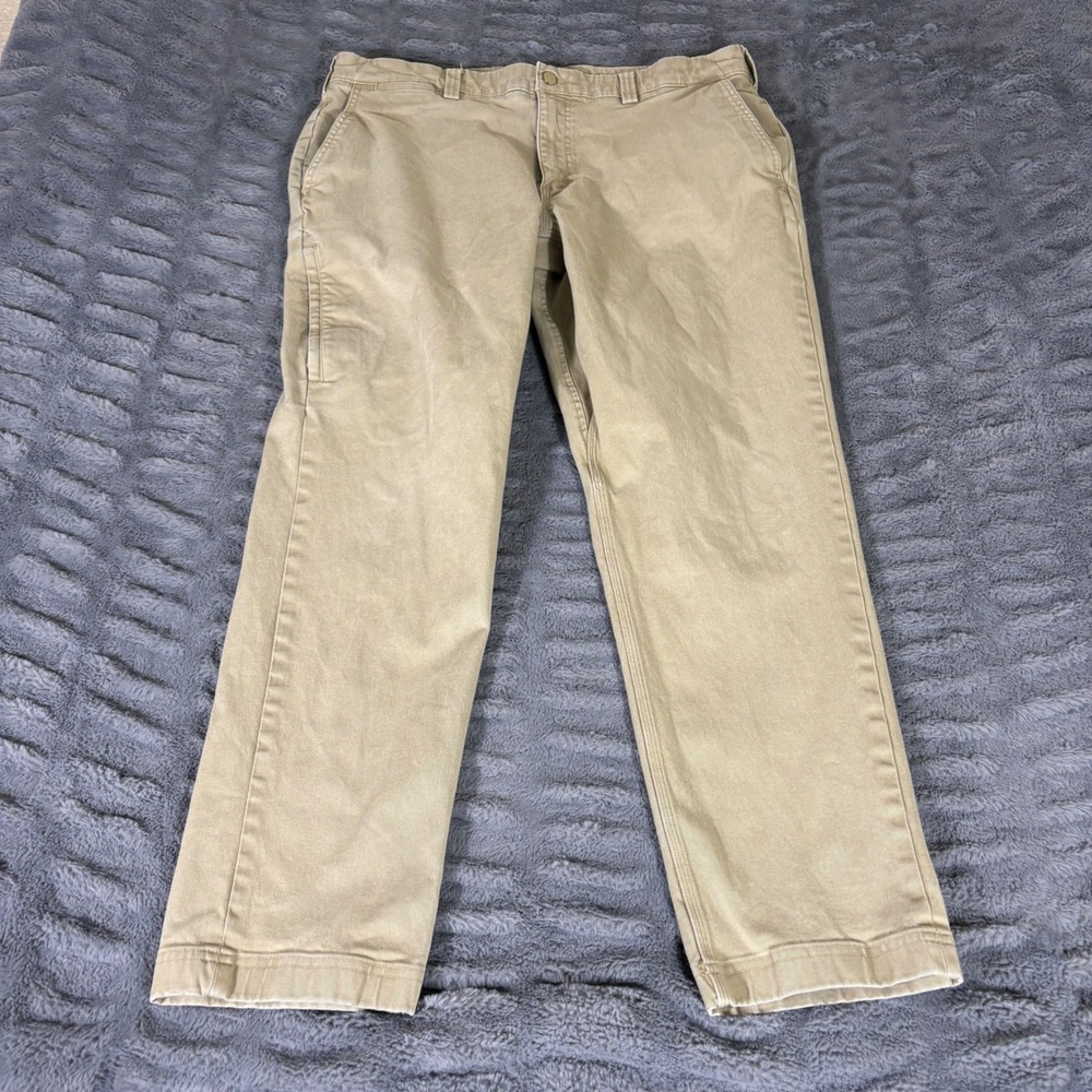 Duluth Trading Co DuluthFlex Ballroom Roomy Utility Fit Slim Khaki Pants 36x28